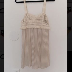 Zara Linen Mini Sundress Size Small